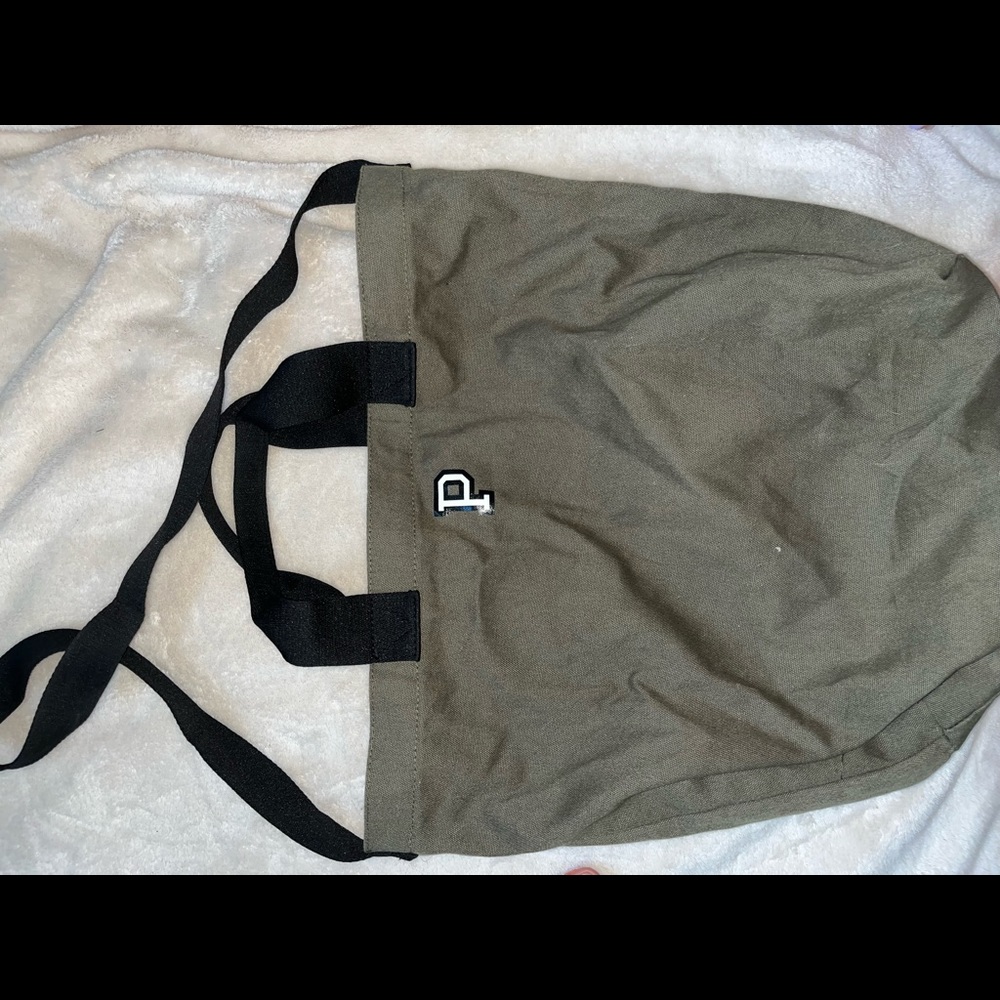 Olive Green PINK Tote